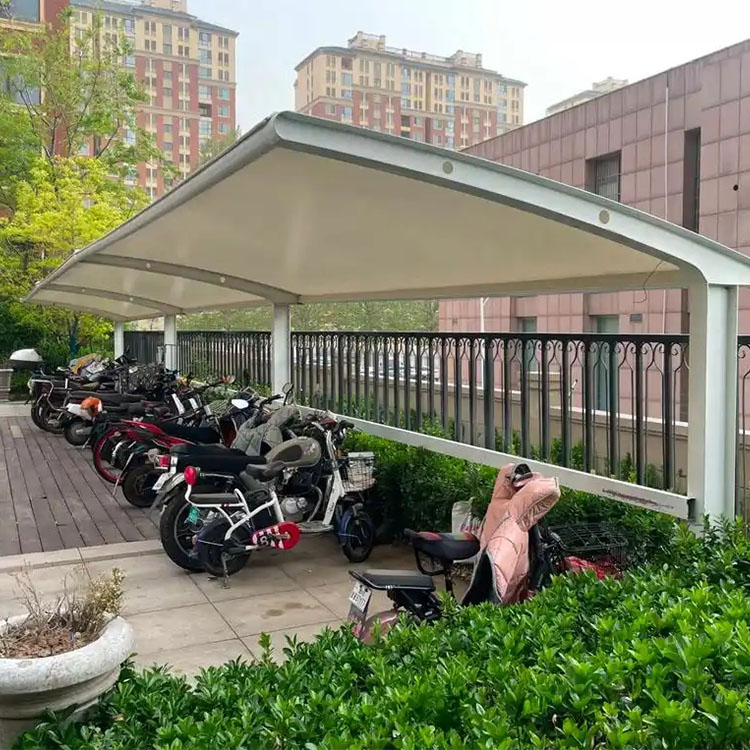 保亭膜结构电动车棚